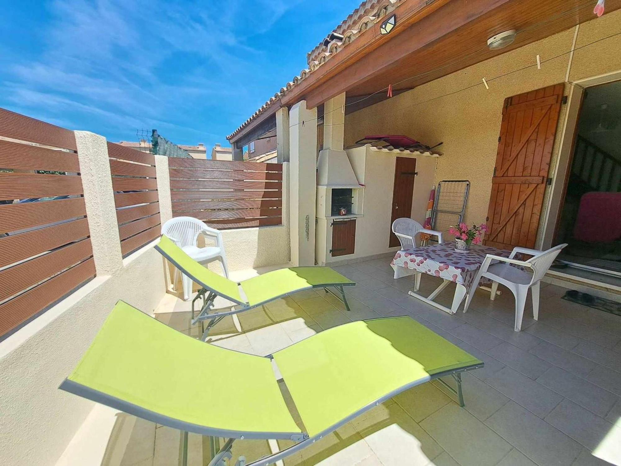 Charmante Maison 2 Pieces Cabine, Terrasse, Bbq, Parking Prive, Proche - - Fr-1-326-562